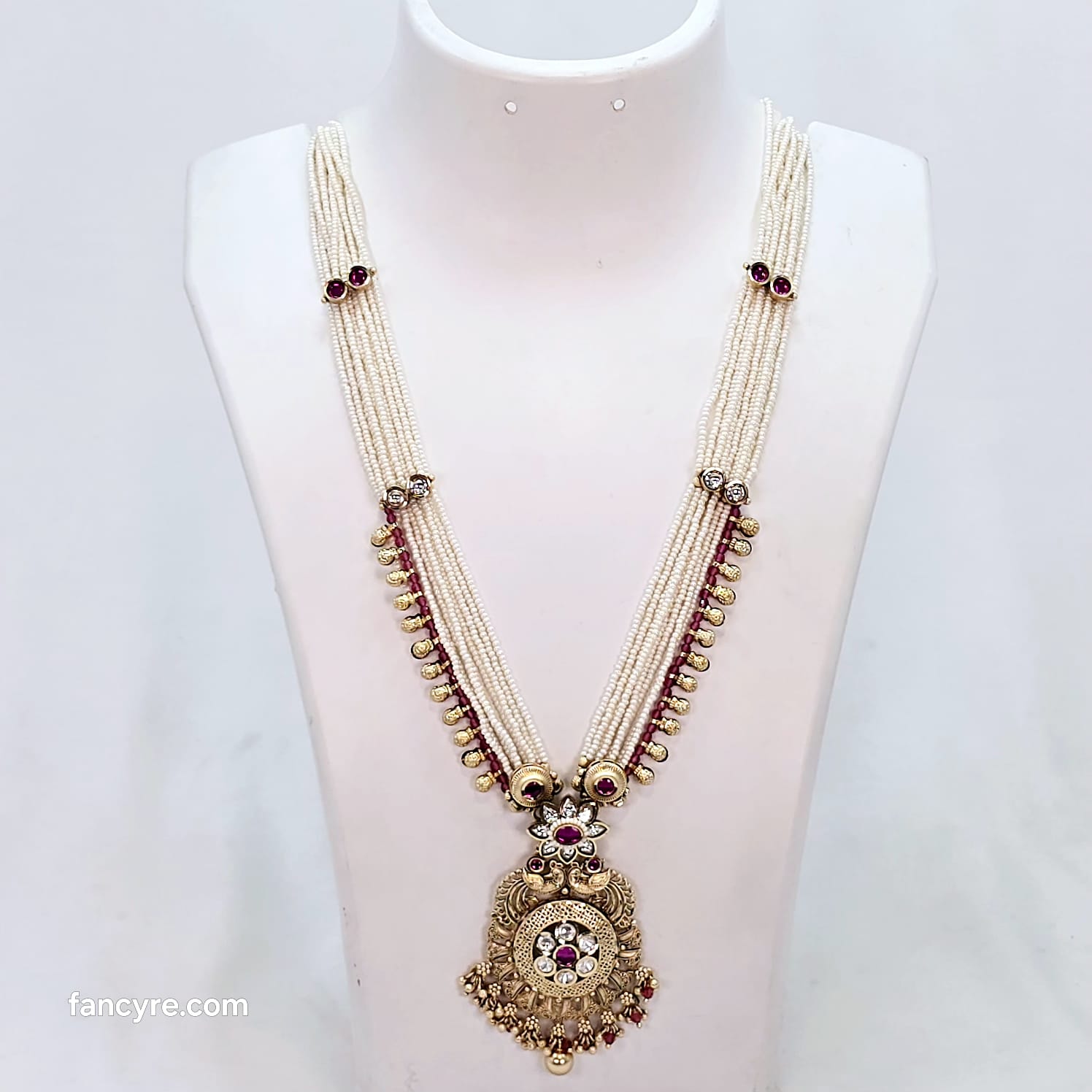 The Lahari Rajwadi Long Necklace
