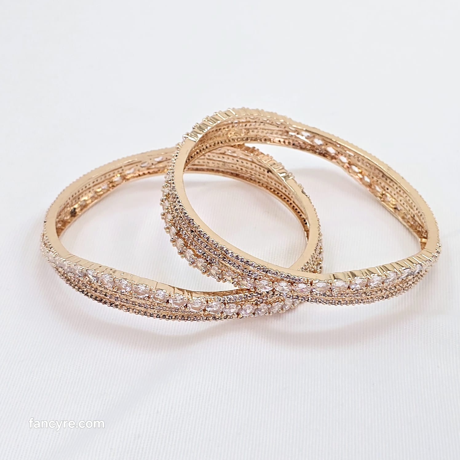 The Maisy Rosegold A.D Bangle