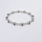 The Juniper Whitegold A.D Bangle