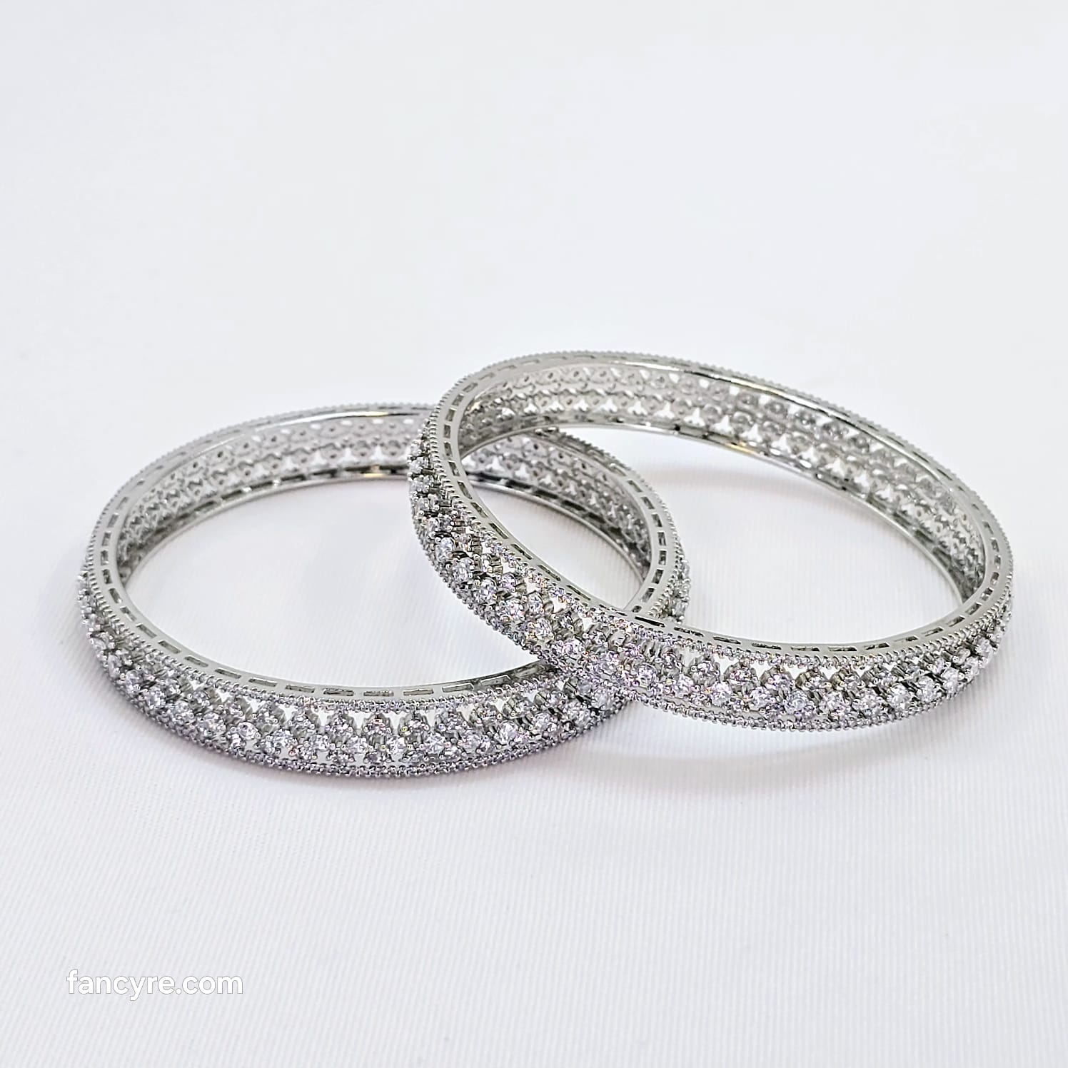 The Alora Whitegold A.D Bangle