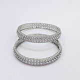 The Alora Whitegold A.D Bangle
