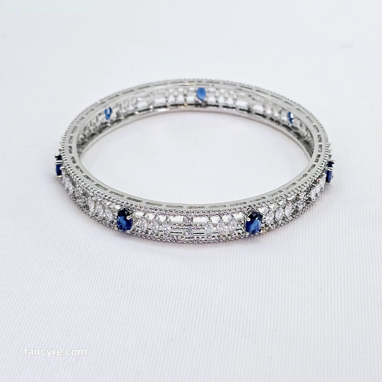 The Giva Whitegold A.D Bangle