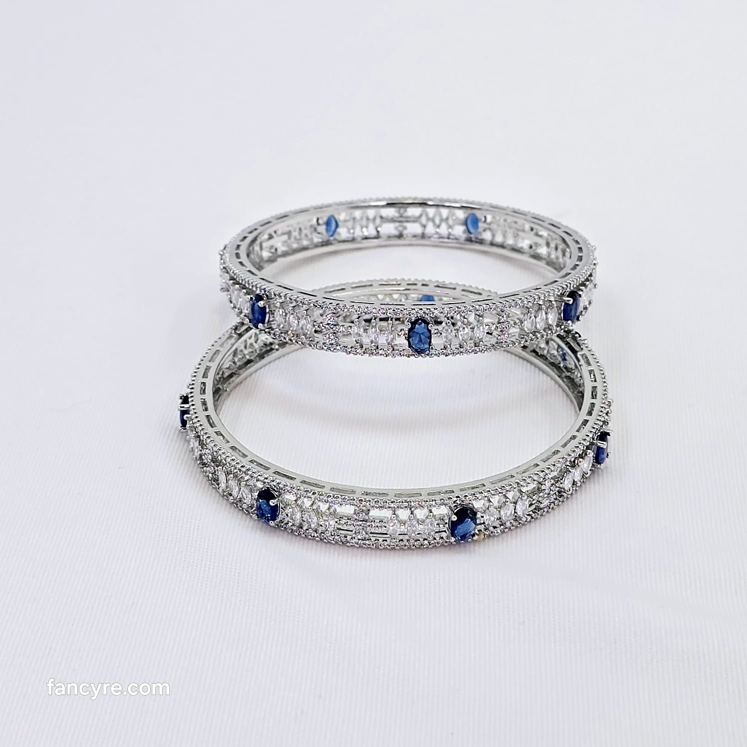 The Giva Whitegold A.D Bangle
