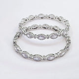 The Faye Whitegold A.D Bangle