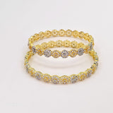 The Clare Yellowgold A.D Bangle