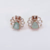 The Tyra Rosegold A.D Earring