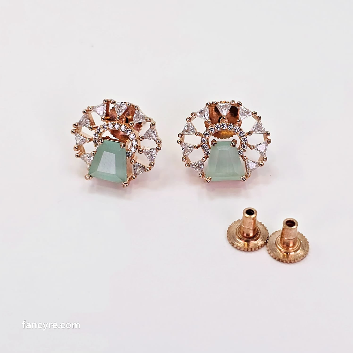 The Tyra Rosegold A.D Earring