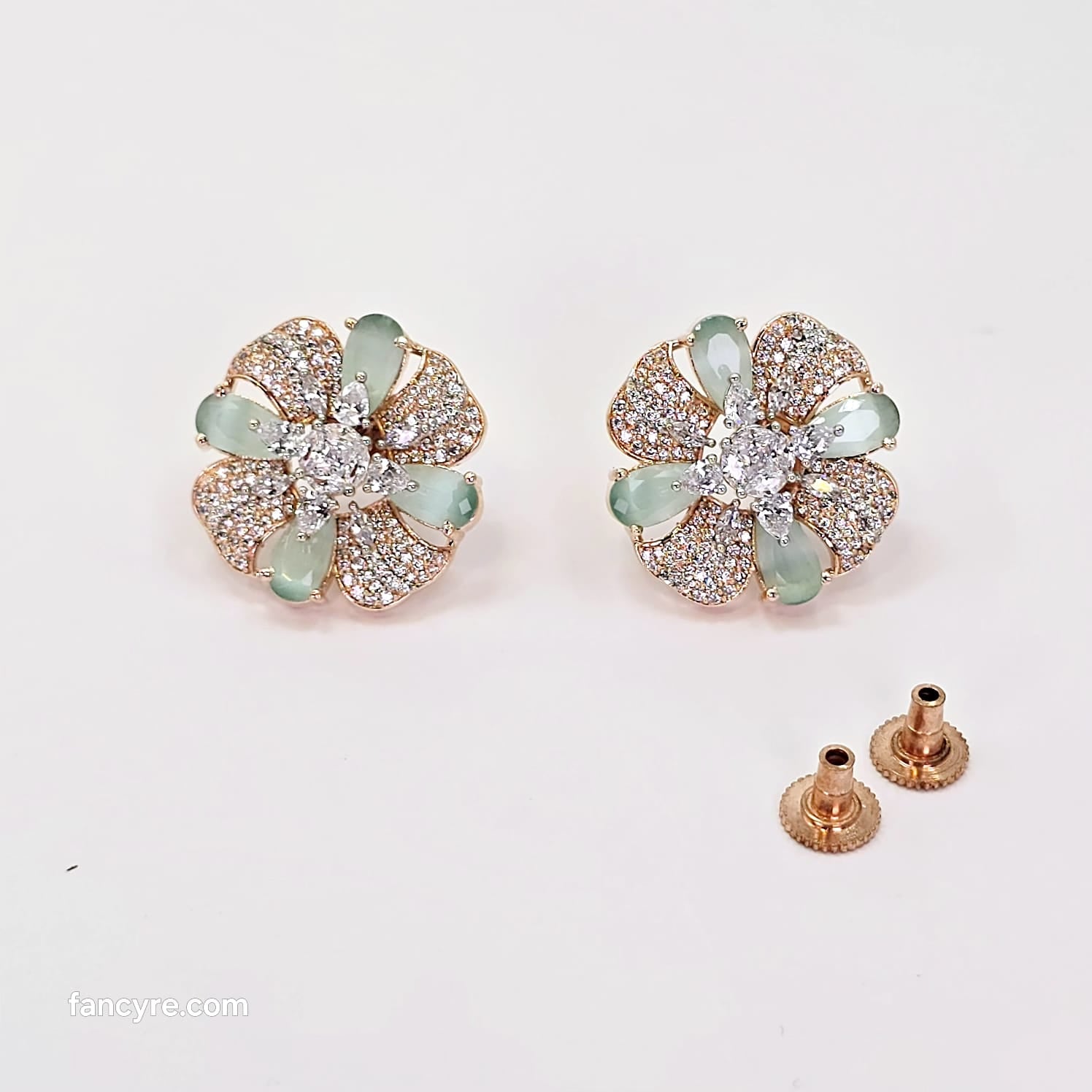 The Citrina Rosegold A.D Earring