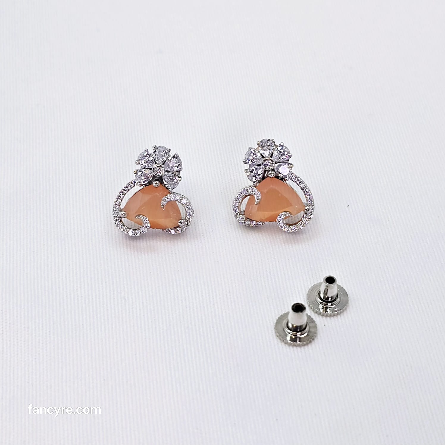 The Brina Whitegold A.D Earring