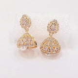 The Mahera Rosegold A.D Earring