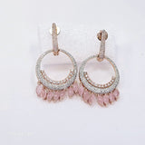 The Dilan Rosegold A.D Earring