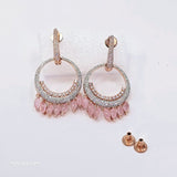 The Dilan Rosegold A.D Earring