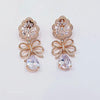 The Saira Rosegold A.D Earring