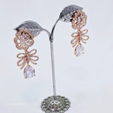 The Saira Rosegold A.D Earring