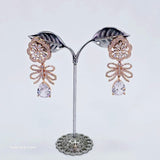 The Saira Rosegold A.D Earring