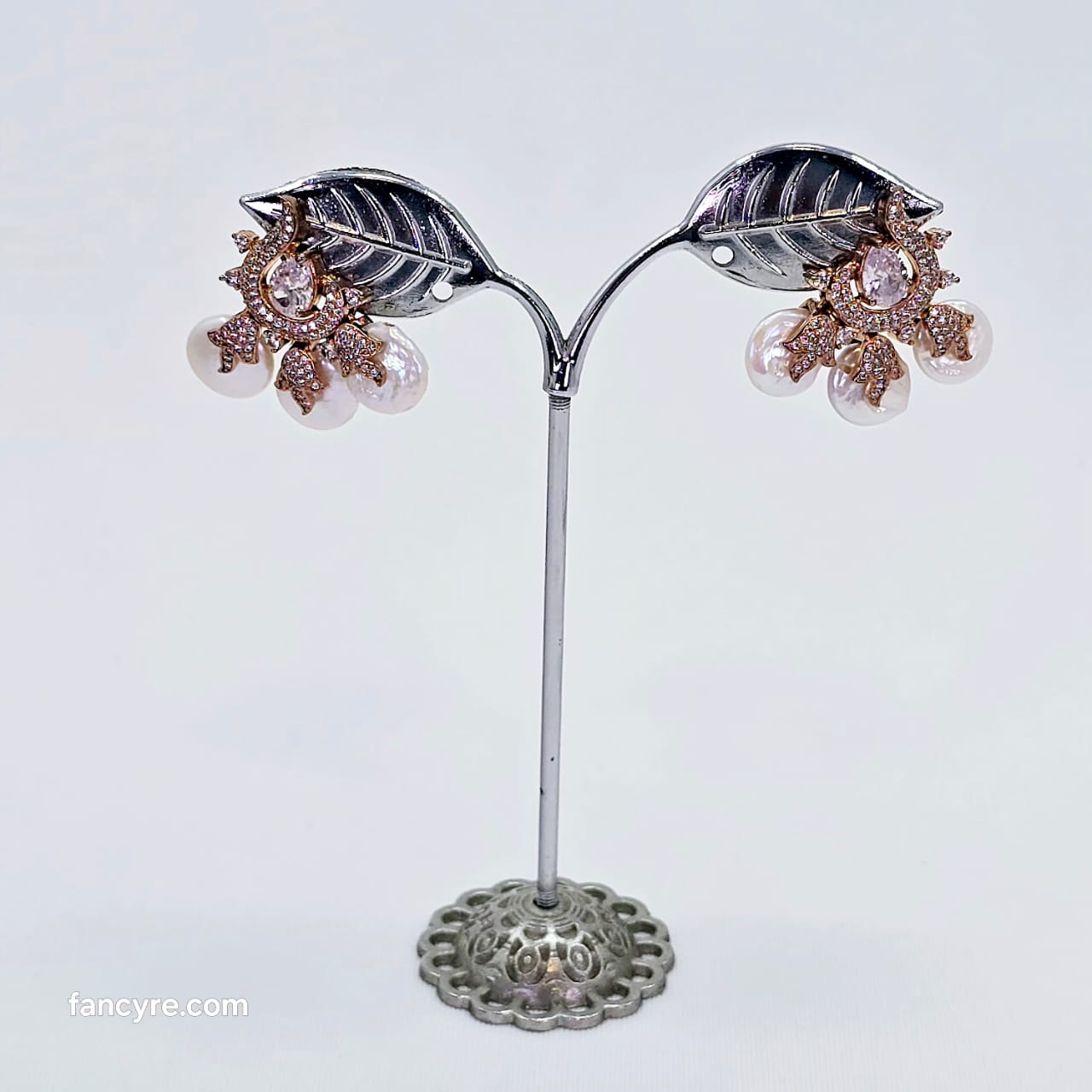 The Brijal Rosegold A.D Earring