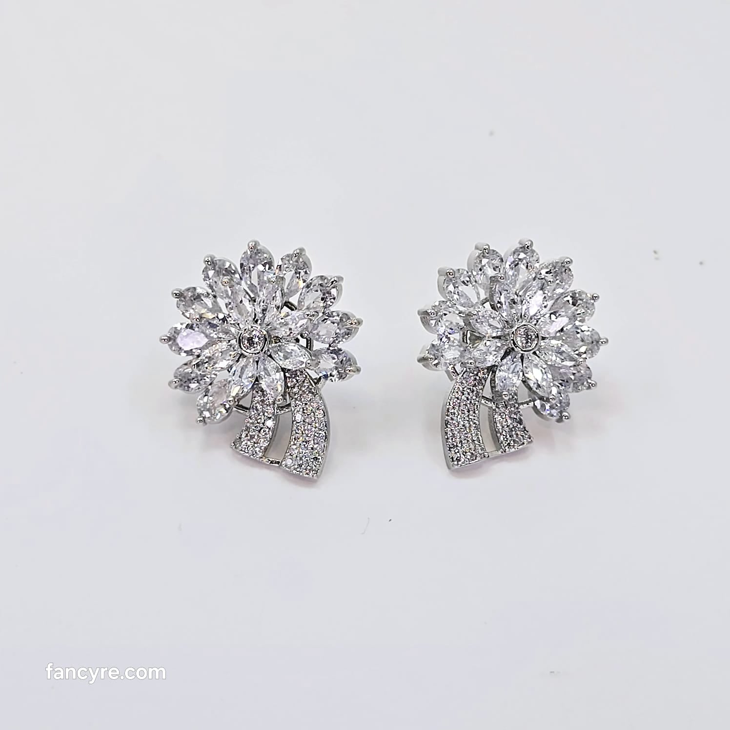 The Riyani Whitegold A.D Earring