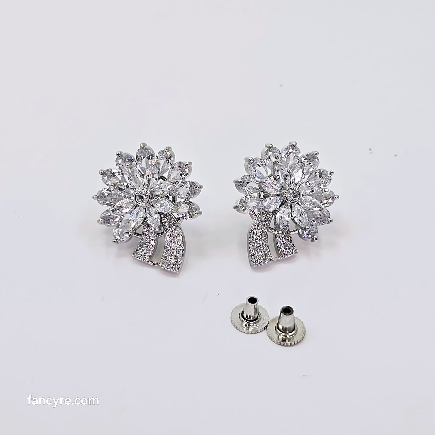 The Riyani Whitegold A.D Earring