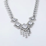 The Dafina Whitegold A.D Necklace