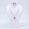 The Sahana Whitegold A.D Necklace