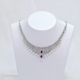 The Niva Whitegold A.D Necklace