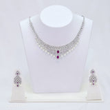 The Niva Whitegold A.D Necklace