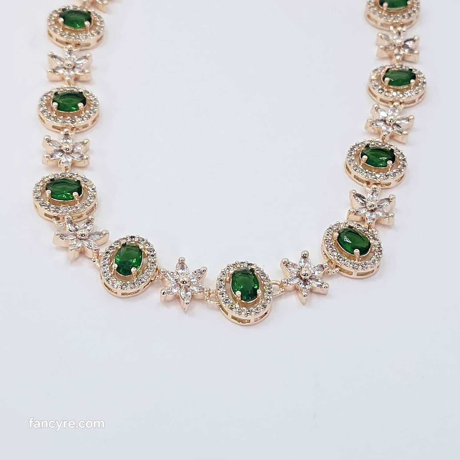 The Gaile Rosegold A.D Necklace