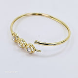 The Maryam Yellowgold A.D Bracelet