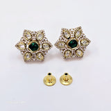 The Serafina Yellowgold A.D Pendant Earring