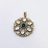 The Serafina Yellowgold A.D Pendant Earring