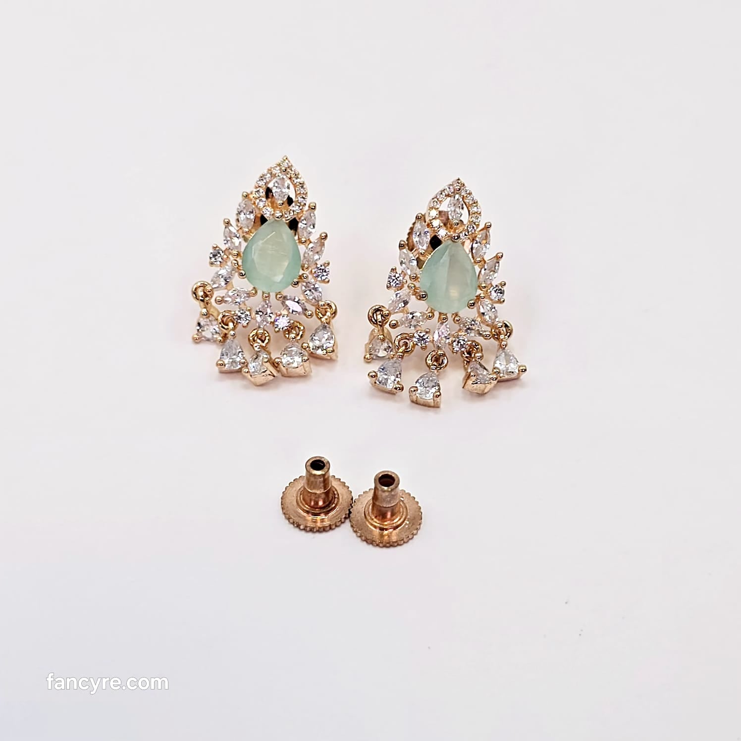 The Mable Rosegold A.D Pendant Earring