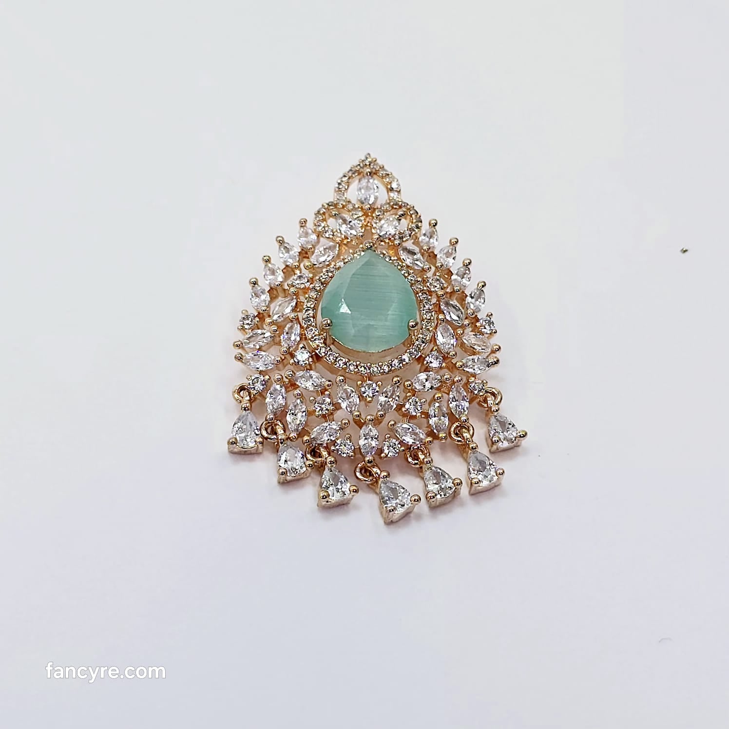 The Mable Rosegold A.D Pendant Earring