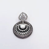 The Saraya Blackgold A.D Pendant Earring