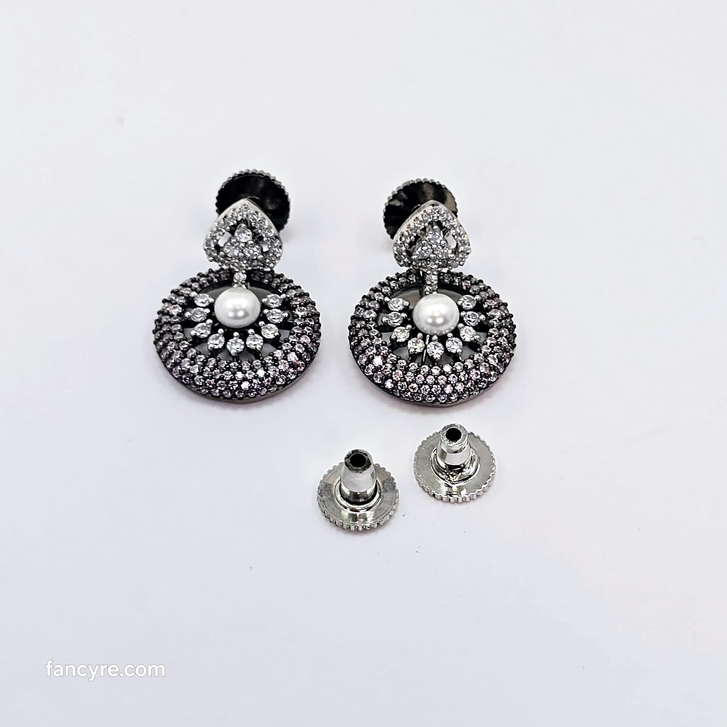 The Saraya Blackgold A.D Pendant Earring
