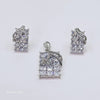 The Nayeli Whitegold A.D Pendant Earring