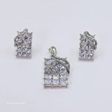 The Nayeli Whitegold A.D Pendant Earring