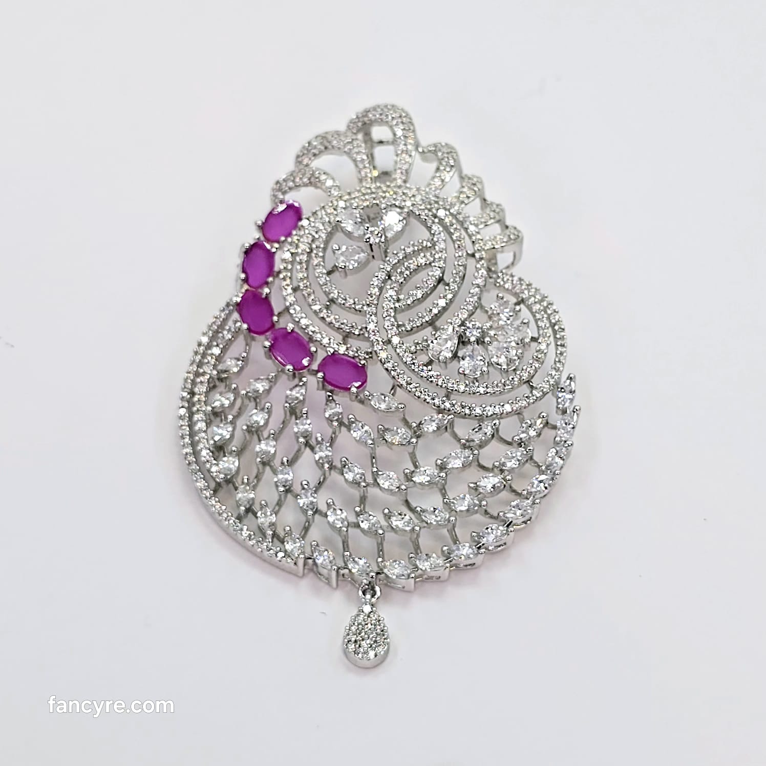 The Miles Whitegold A.D Pendant Earring