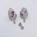 The Miles Whitegold A.D Pendant Earring