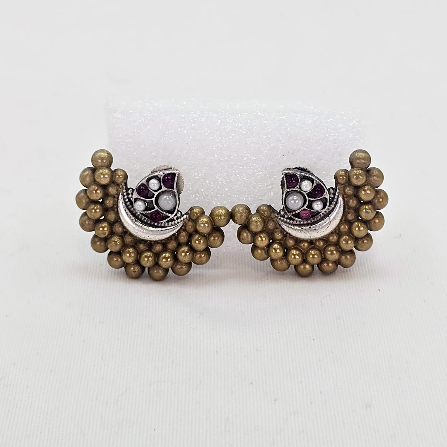 The Portia Oxidized Earring