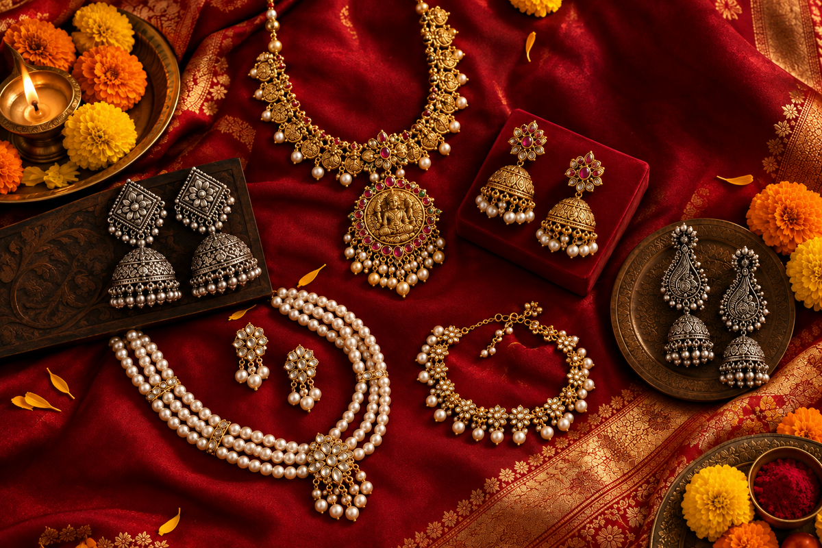 Navratri Jewellery Ideas for 2026: What to Wear for Garba, Puja and Dandiya