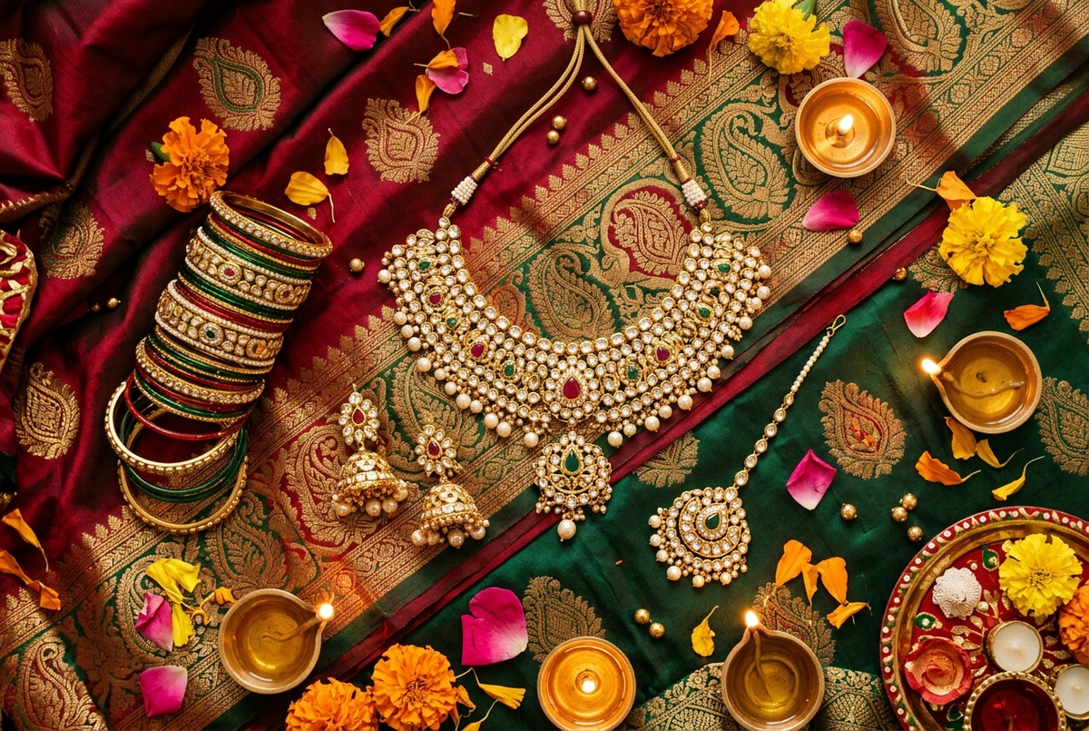 Jewellery to Wear with a Saree for Diwali