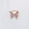 The Butterfly Rosegold A.D Ring