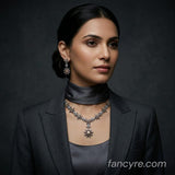 The Saphira Blackgold A.D Necklace