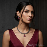 The Michiko Blackgold A.D Necklace