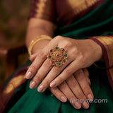 The Ambika Kempu Ring