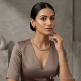 The Cally Rosegold A.D Necklace