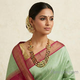 The Resham Kempu Necklace