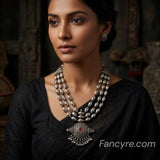 The Haley Oxidized Long Necklace