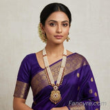 The Lahari Rajwadi Long Necklace