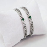 The Daisyna Whitegold A.D Bangle